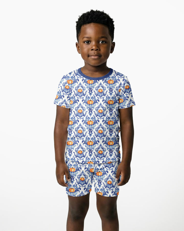 Template Bamboo Two Piece Short Sleeve Shorts Pyjamas Set