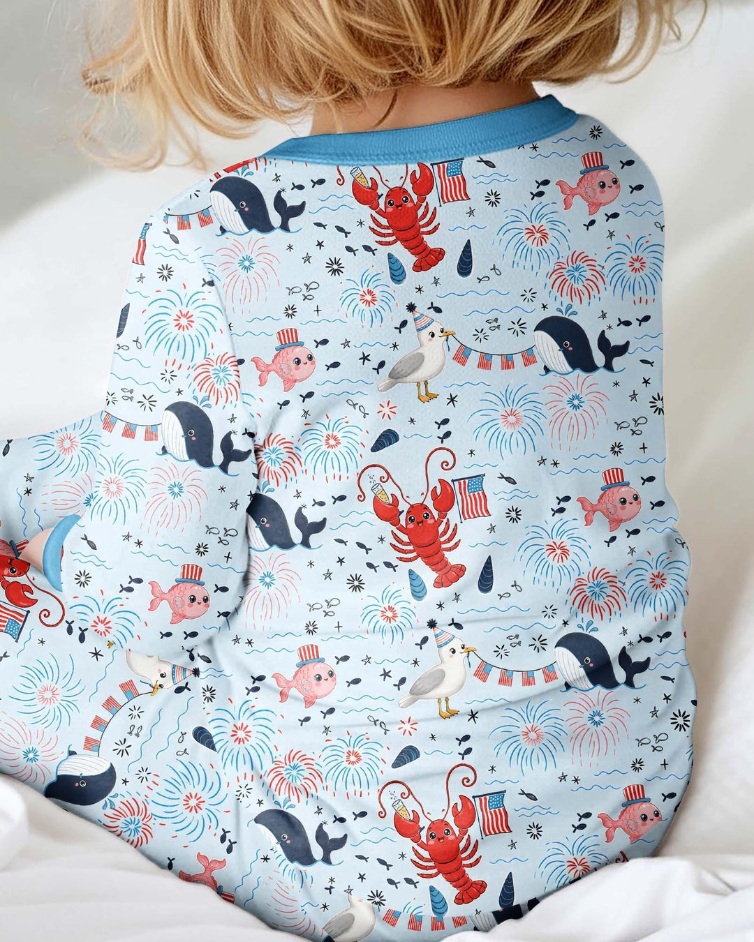 Celebrate 4th of July Family Matching Bamboo Convertible Zippy