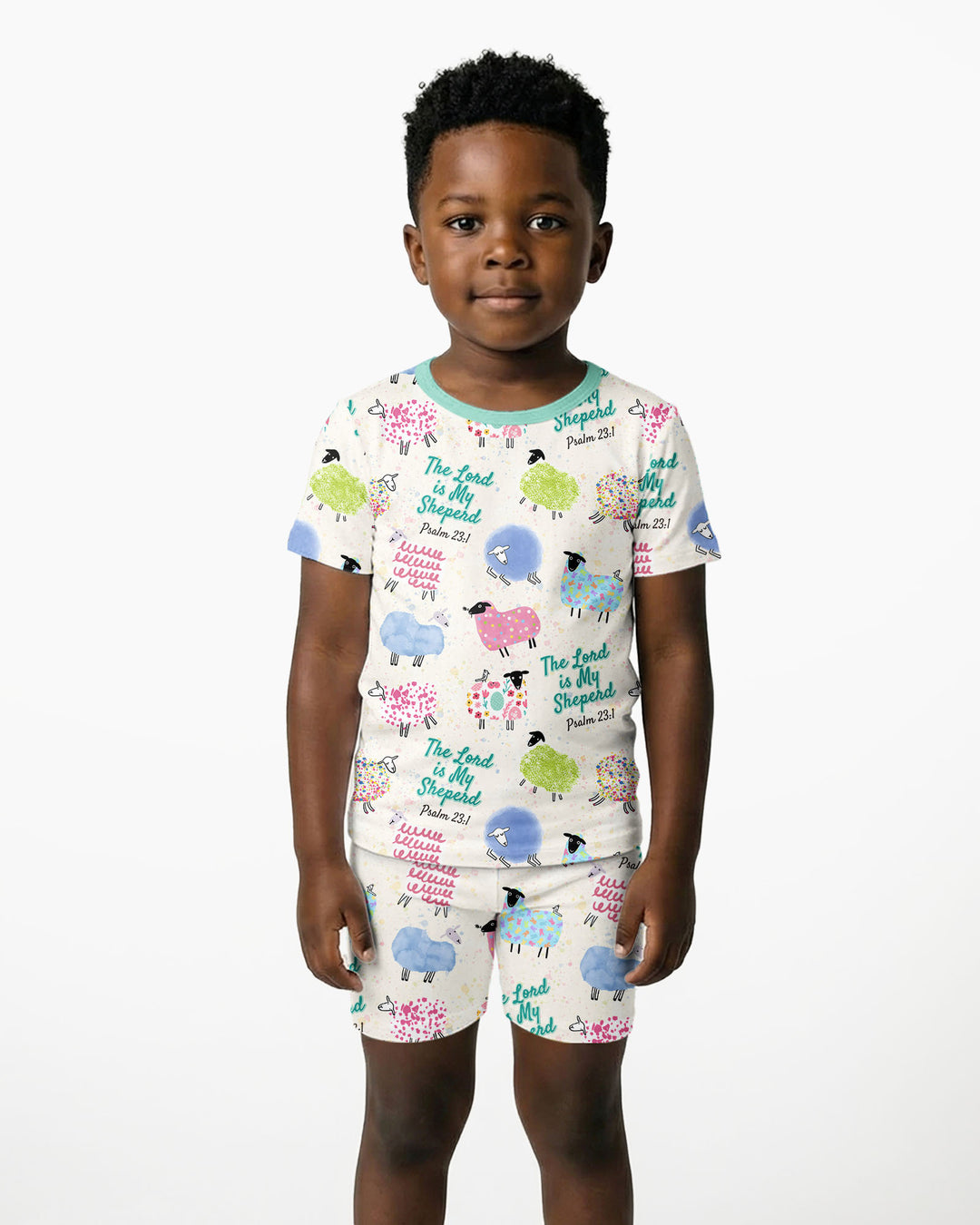 Template Bamboo Two Piece Short Sleeve Shorts Pyjamas Set