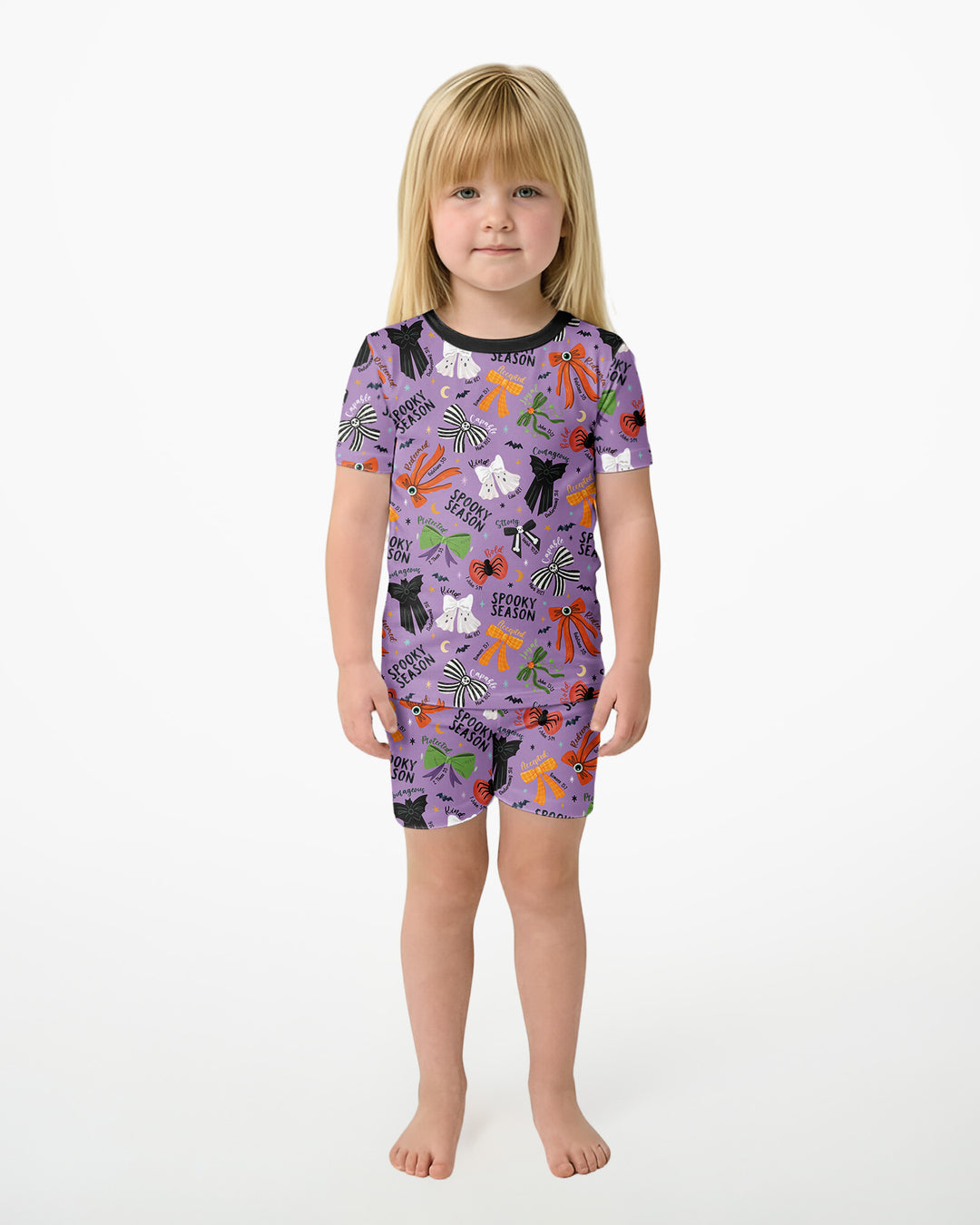 Template Bamboo Two Piece Short Sleeve Shorts Pyjamas Set