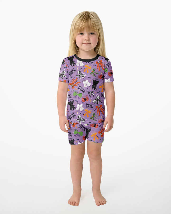 Template Bamboo Two Piece Short Sleeve Shorts Pyjamas Set