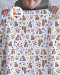 Best Mama Bear Ever Family Matching Bamboo Blanket
