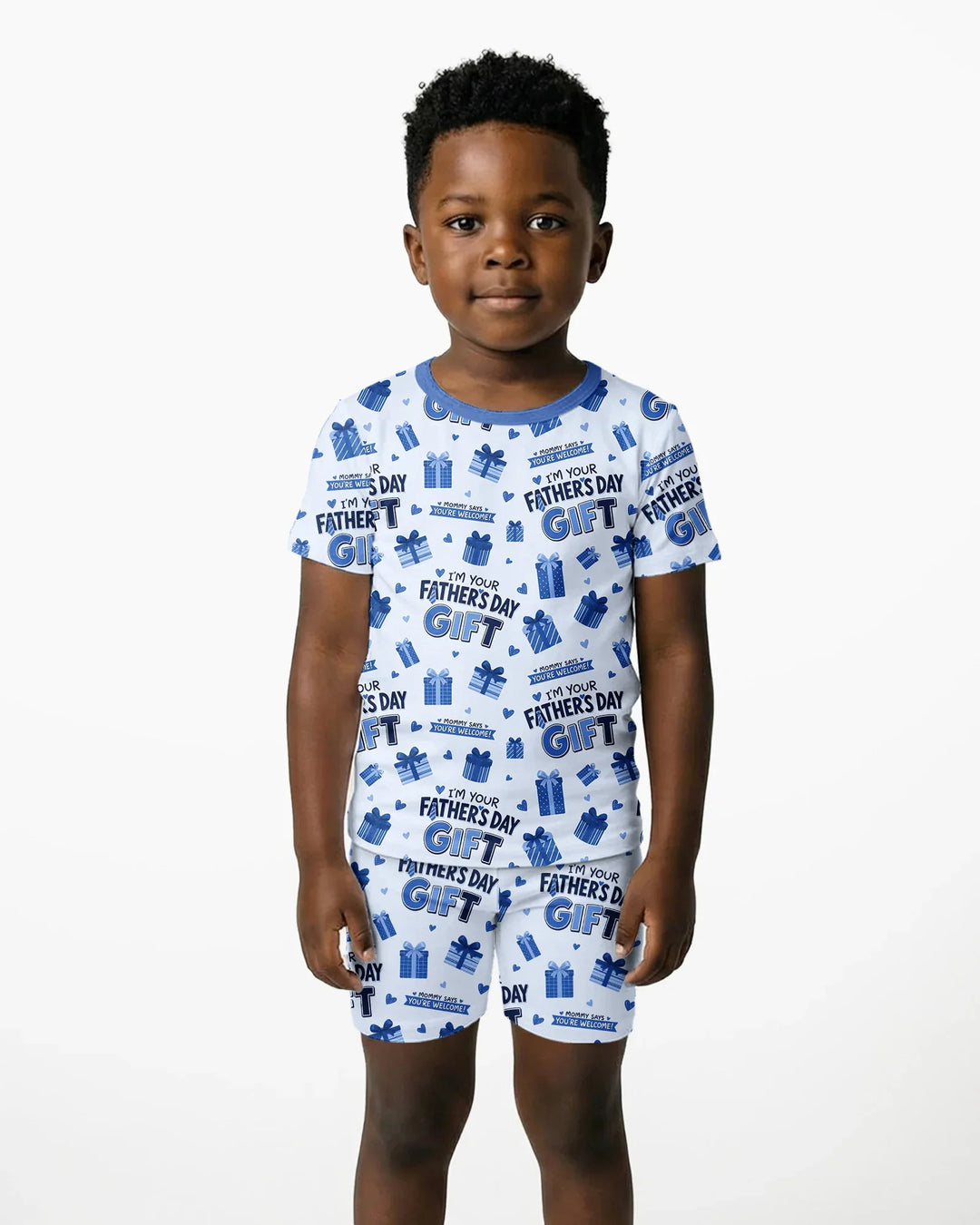 I'm Your Father's Day Gift Bamboo Two Piece Short Sleeve Shorts Pajama Set