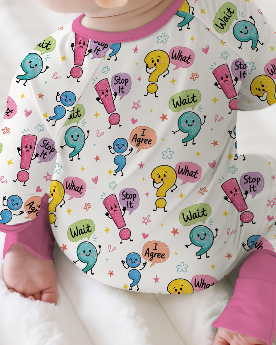 Punctuation Emotion Bamboo Convertible Zippy