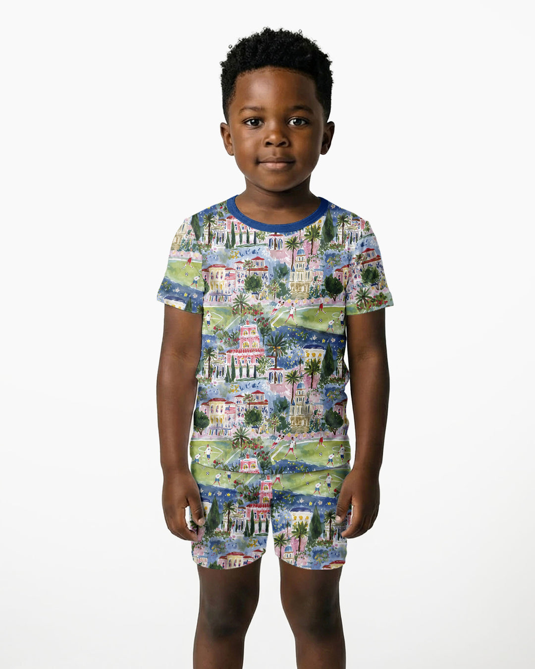 Soccer Tour 2026  Bamboo Two Piece Short Sleeve Shorts Pajama Set