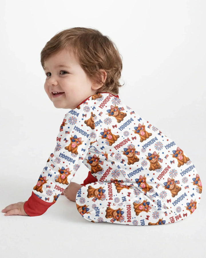 Moo-Rica Cowgirl Bamboo Convertible Zippy