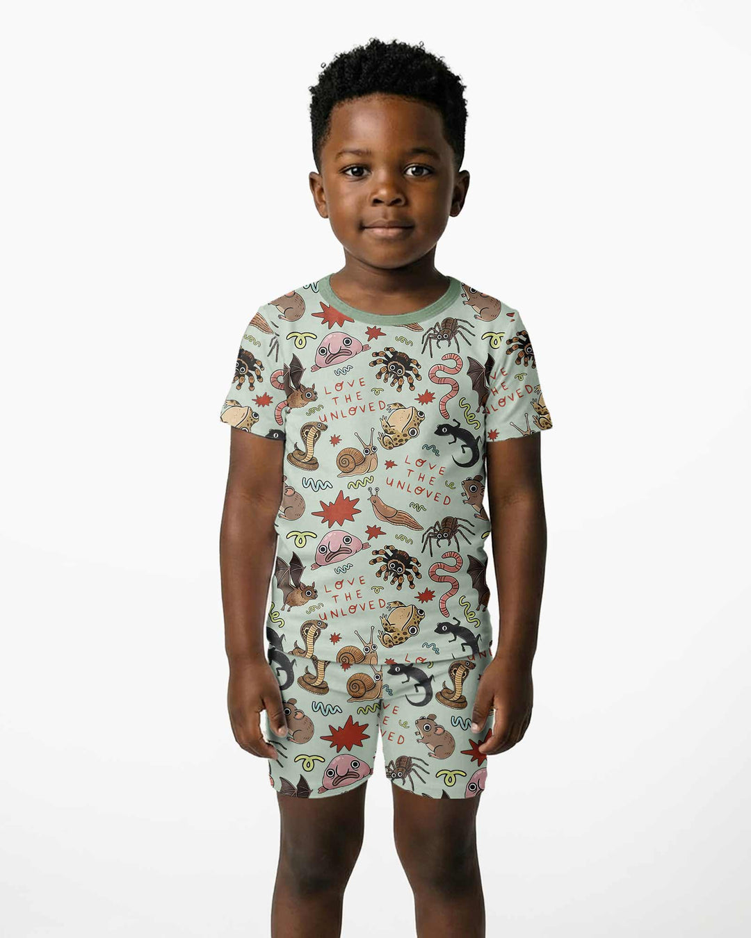 Love the Unloved Bamboo Two Piece Short Sleeve Shorts Pajama Set