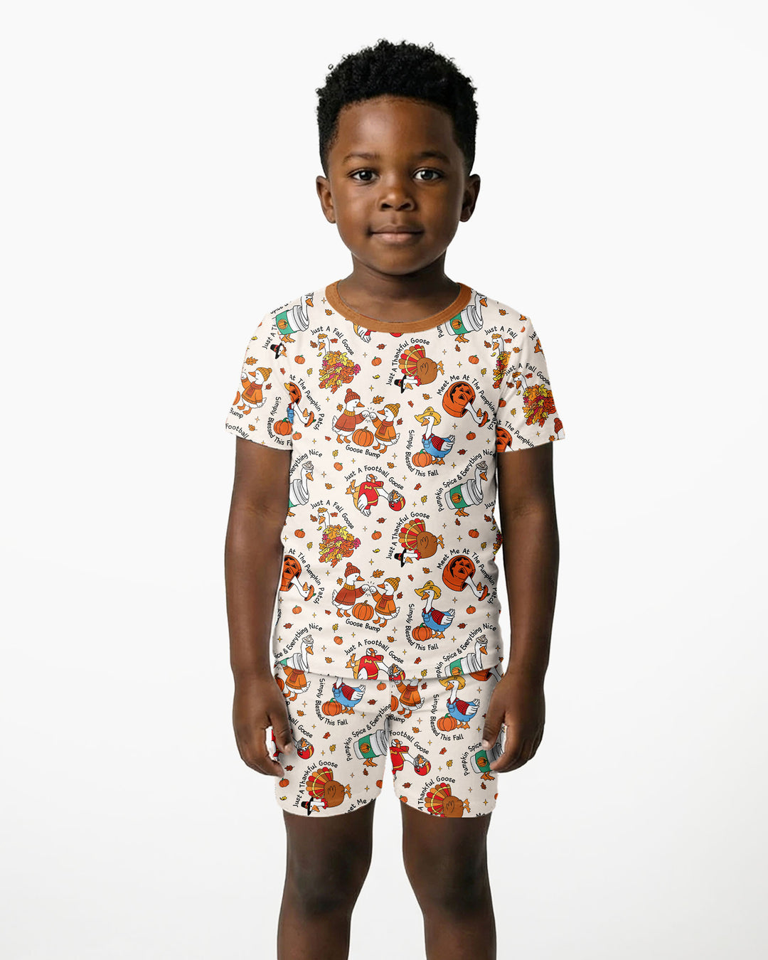 Template Bamboo Two Piece Short Sleeve Shorts Pyjamas Set