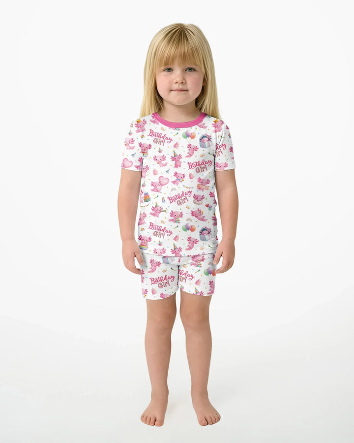 Template Bamboo Two Piece Short Sleeve Shorts Pyjamas Set