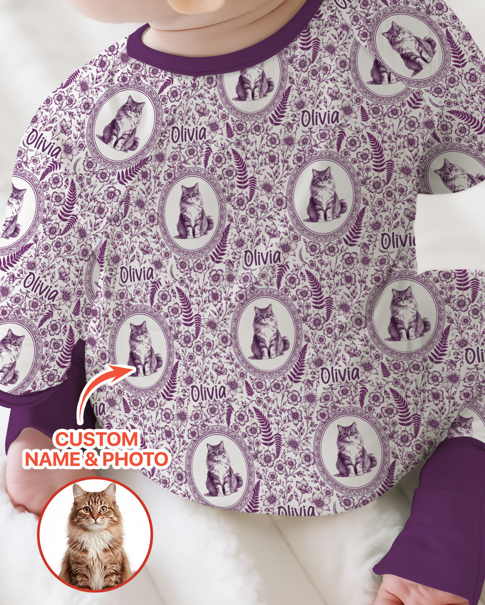 Custom Pet Photo Chinoiserie Garden Bamboo Convertible Zippy