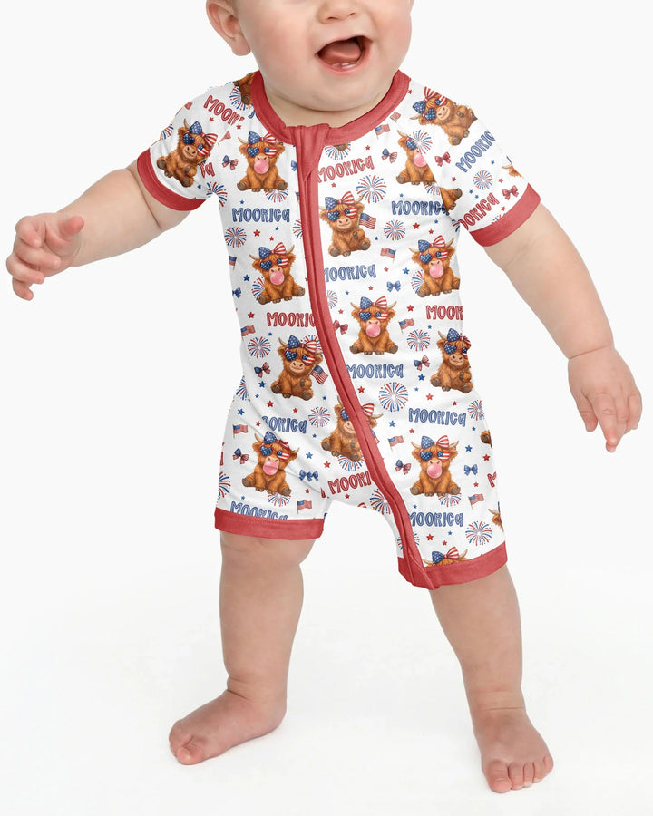 Moo-Rica Cowgirl Bamboo Shorty Zippy