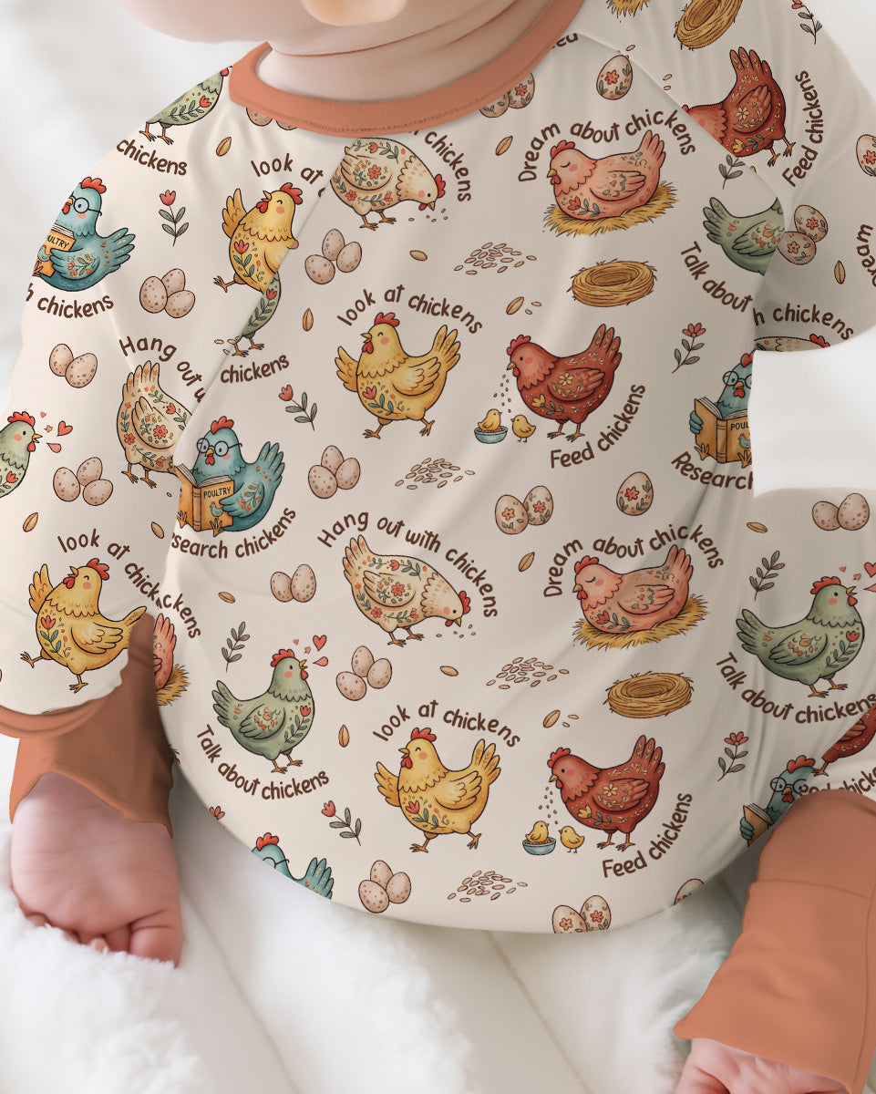 Chicken Lover Bamboo Convertible Zippy