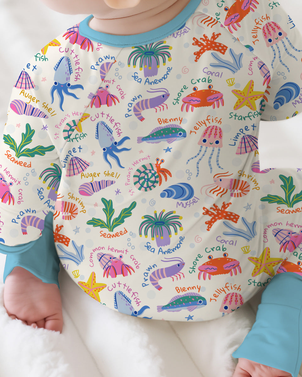 Tide Pool Pals Bamboo Convertible Zippy