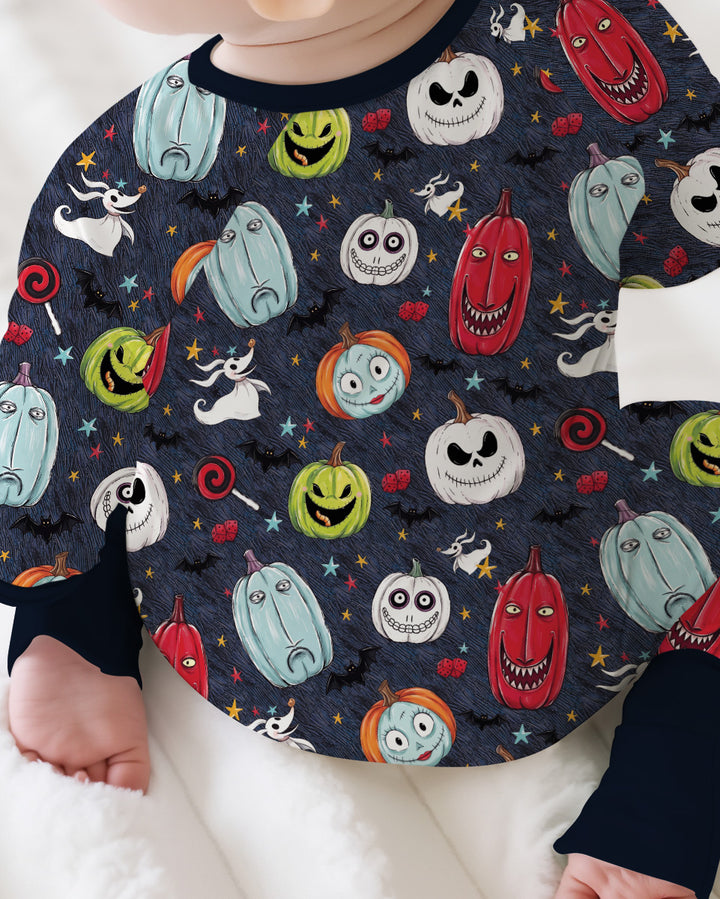 Nightmare Pumpkin Bamboo Convertible Zippy
