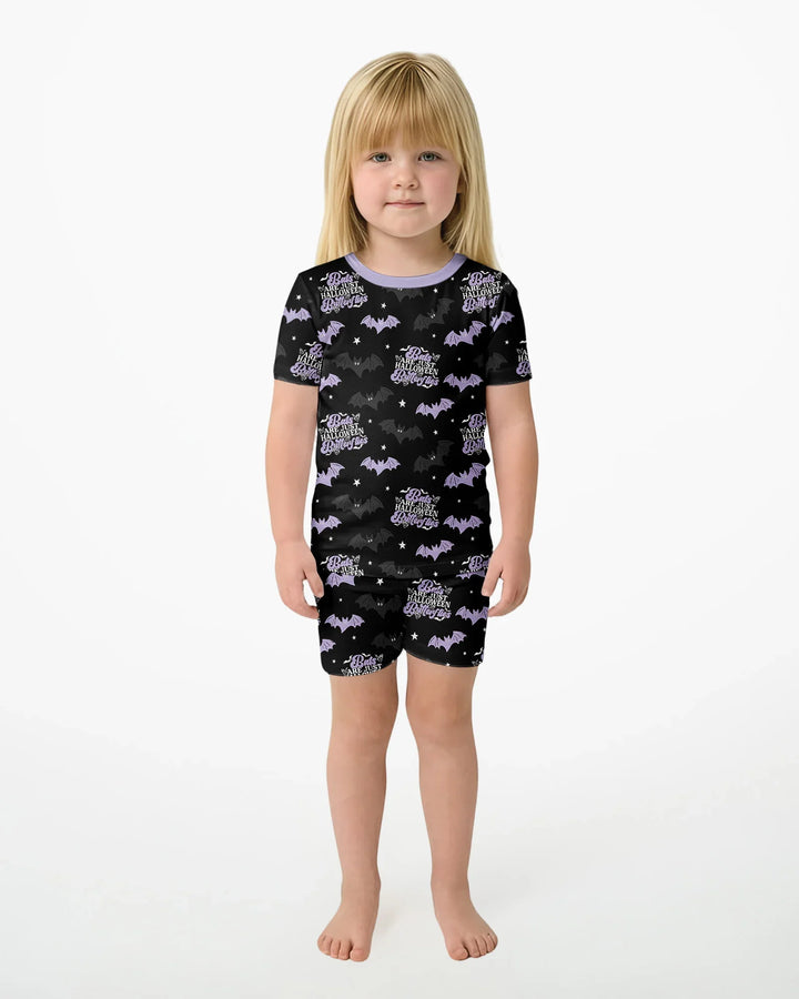 Template Bamboo Two Piece Short Sleeve Shorts Pyjamas Set