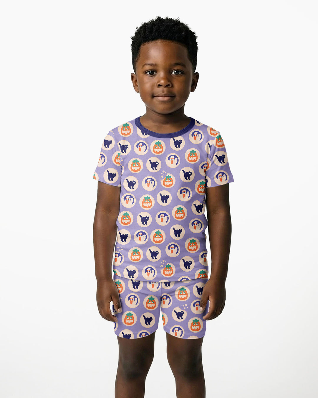 Template Bamboo Two Piece Short Sleeve Shorts Pyjamas Set