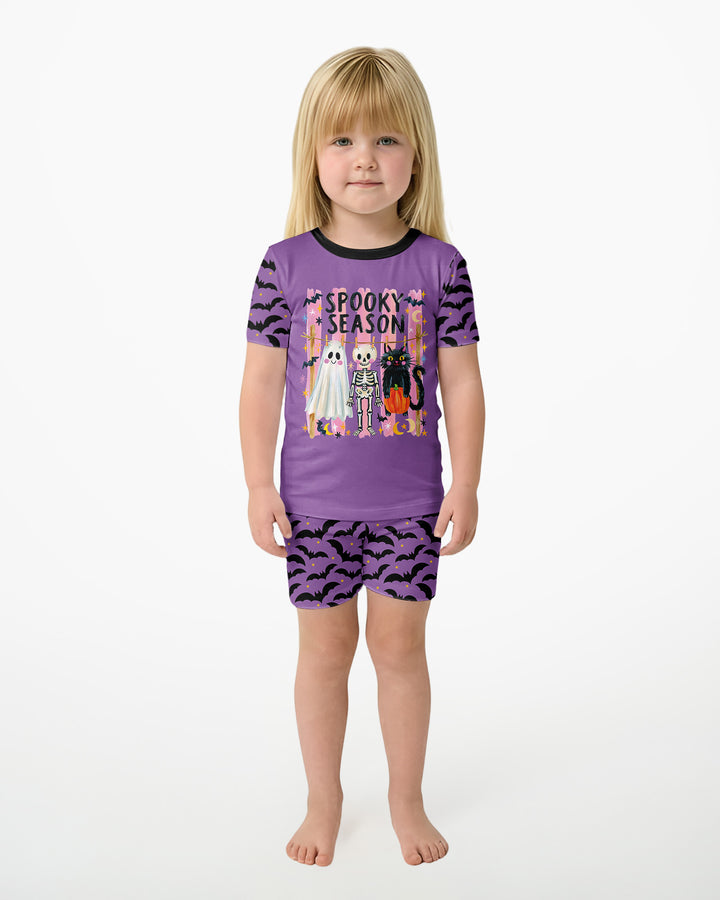 Template Bamboo Two Piece Short Sleeve Shorts Pyjamas Set