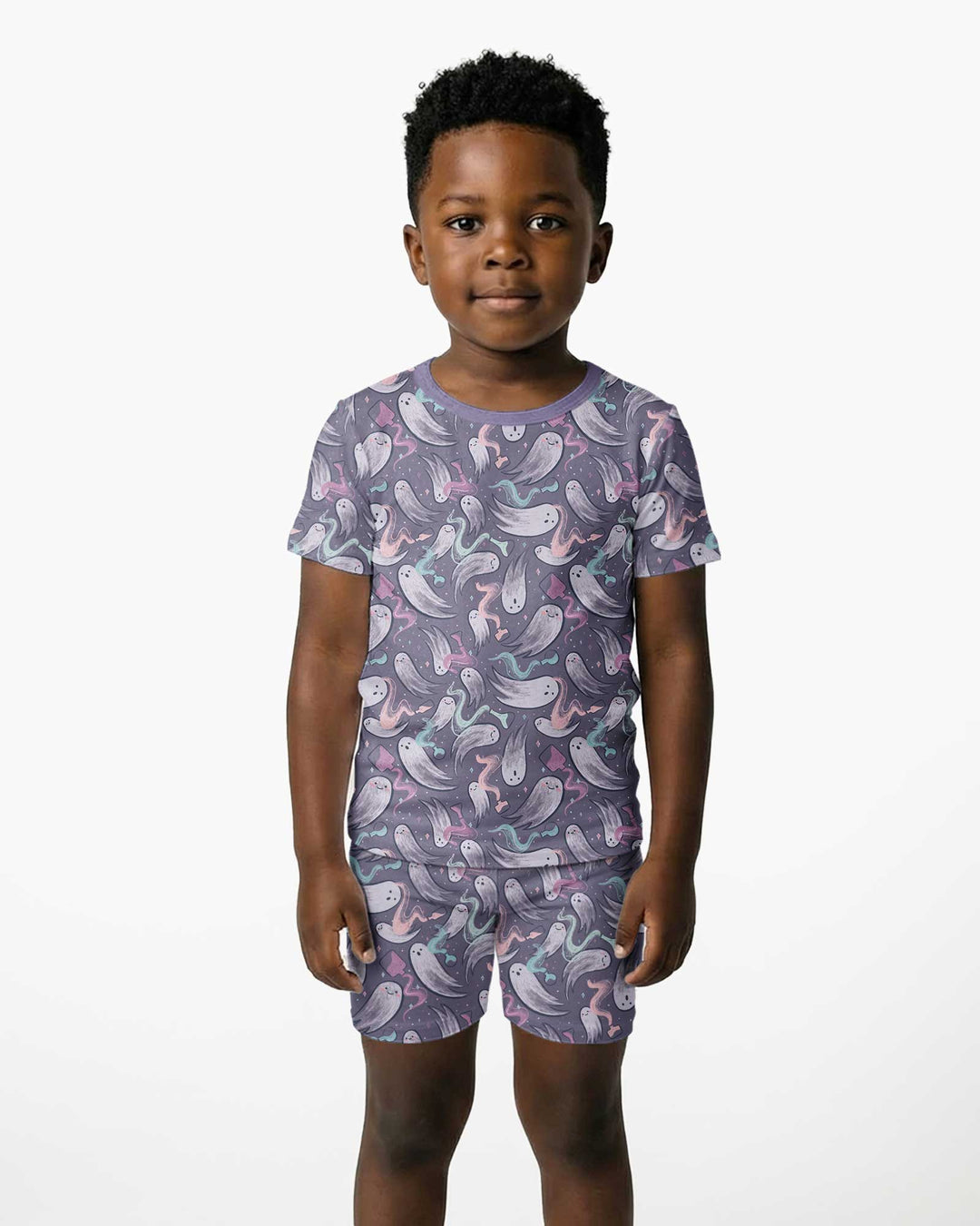 Whimsical Spirits Bamboo Two Piece Short Sleeve Shorts Pajama Set
