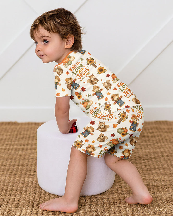 Template Bamboo Two Piece Short Sleeve Shorts Pyjamas Set