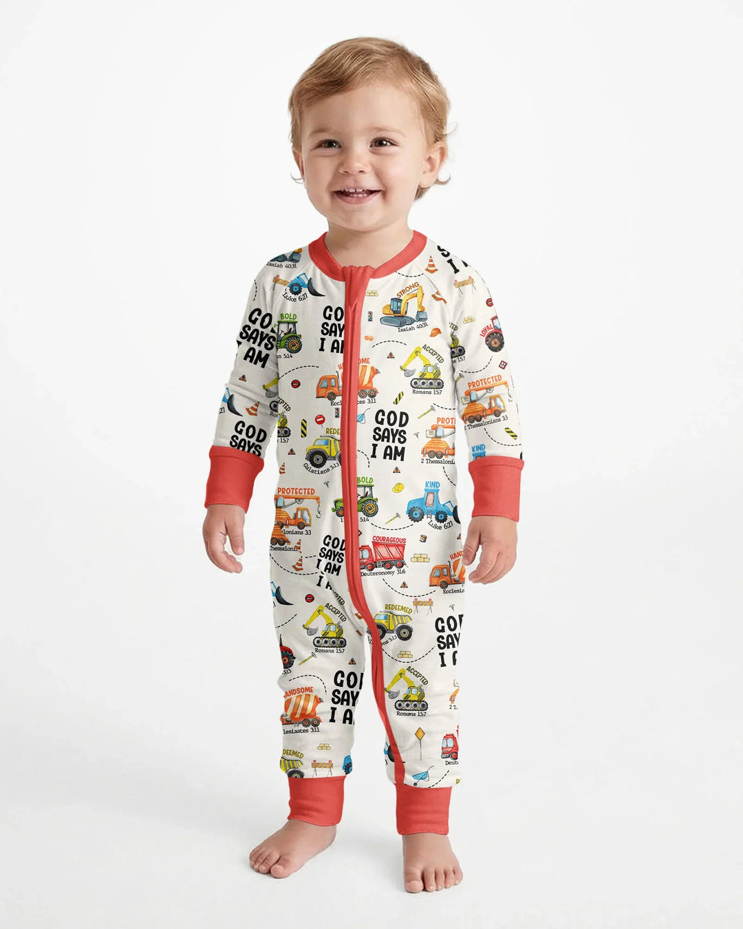 God Says I Am Boy Bamboo Convertible Zippy
