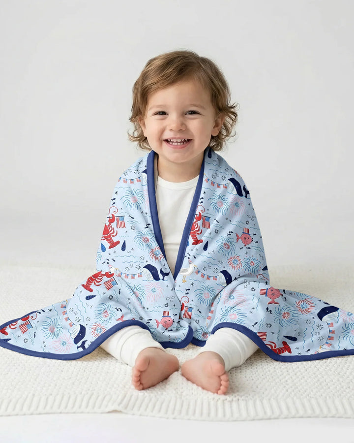 250 Summers Strong Matching Family Bamboo Blanket