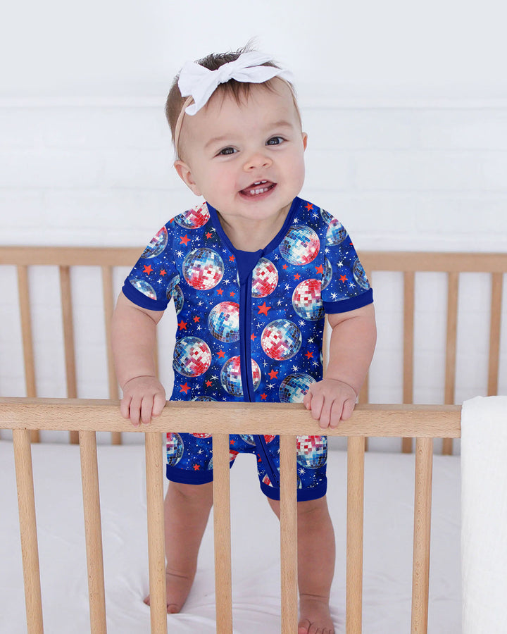 USA Disco Balls Bamboo Shorty Zippy