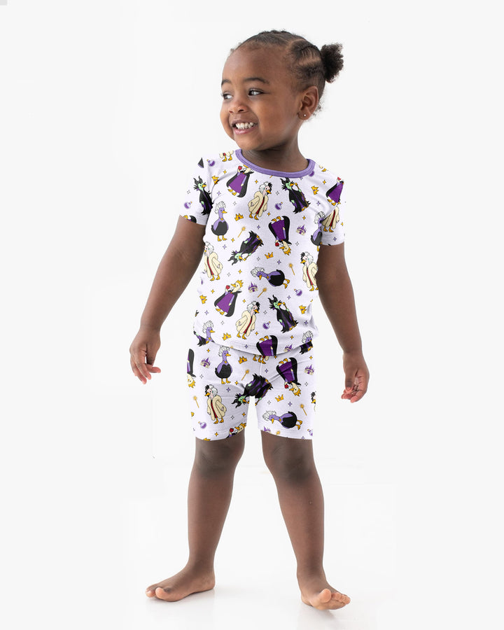 Evil Goose Bamboo Two Piece Short Sleeve Shorts Pajama Set