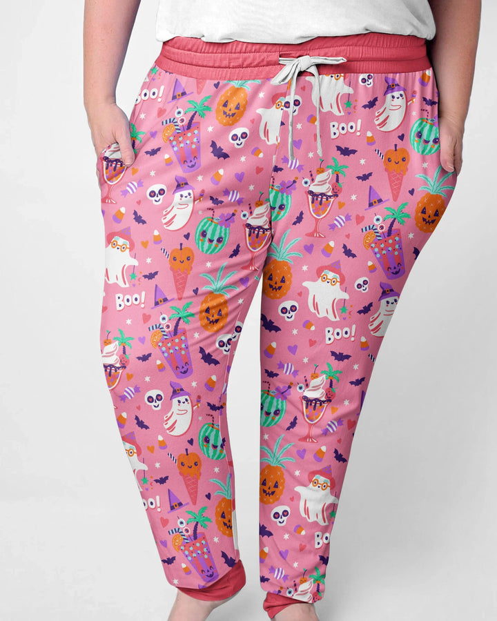 Summerween Doodles Bamboo Women Pajama Set