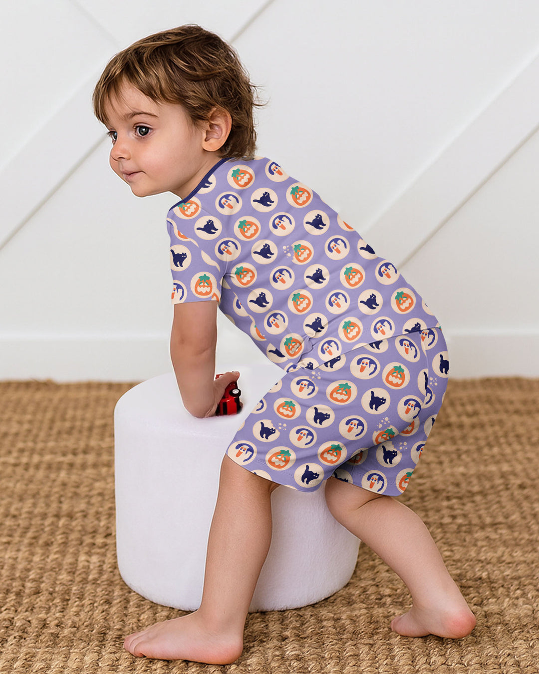 Template Bamboo Two Piece Short Sleeve Shorts Pyjamas Set