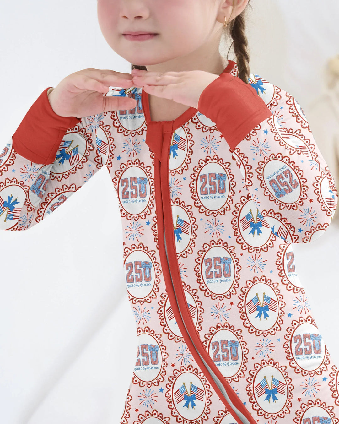 Patriotic Coquette Bamboo Convertible Zippy
