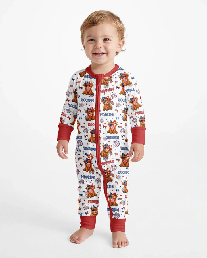 Moo-Rica Cowgirl Bamboo Convertible Zippy