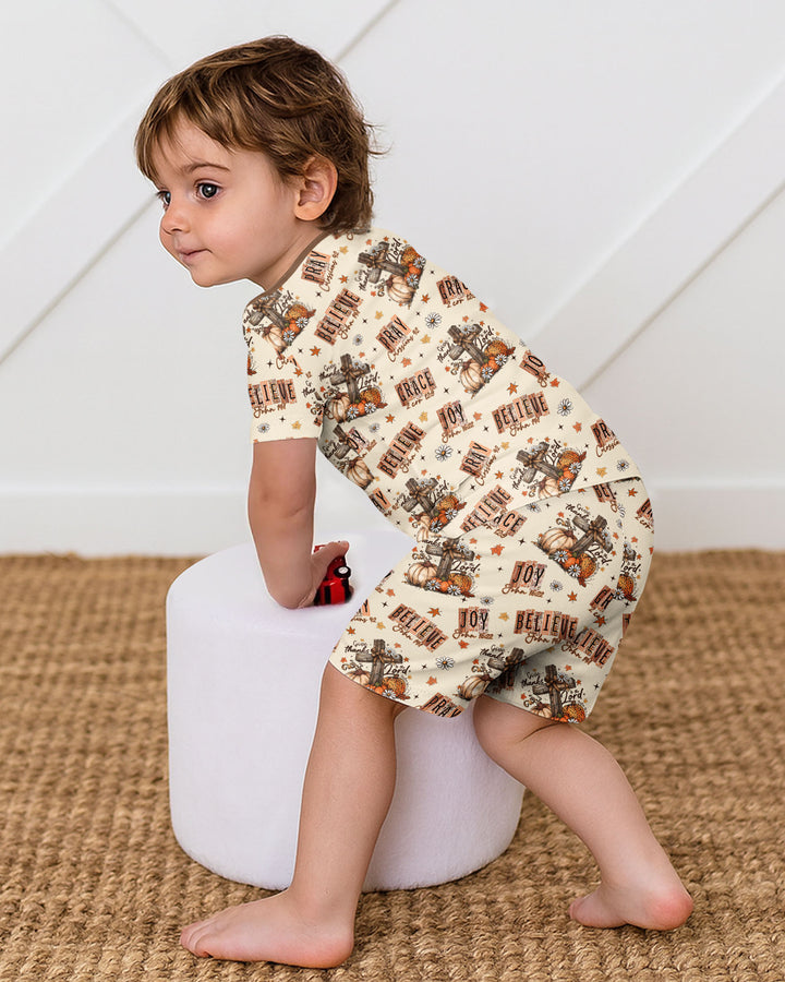 Template Bamboo Two Piece Short Sleeve Shorts Pyjamas Set