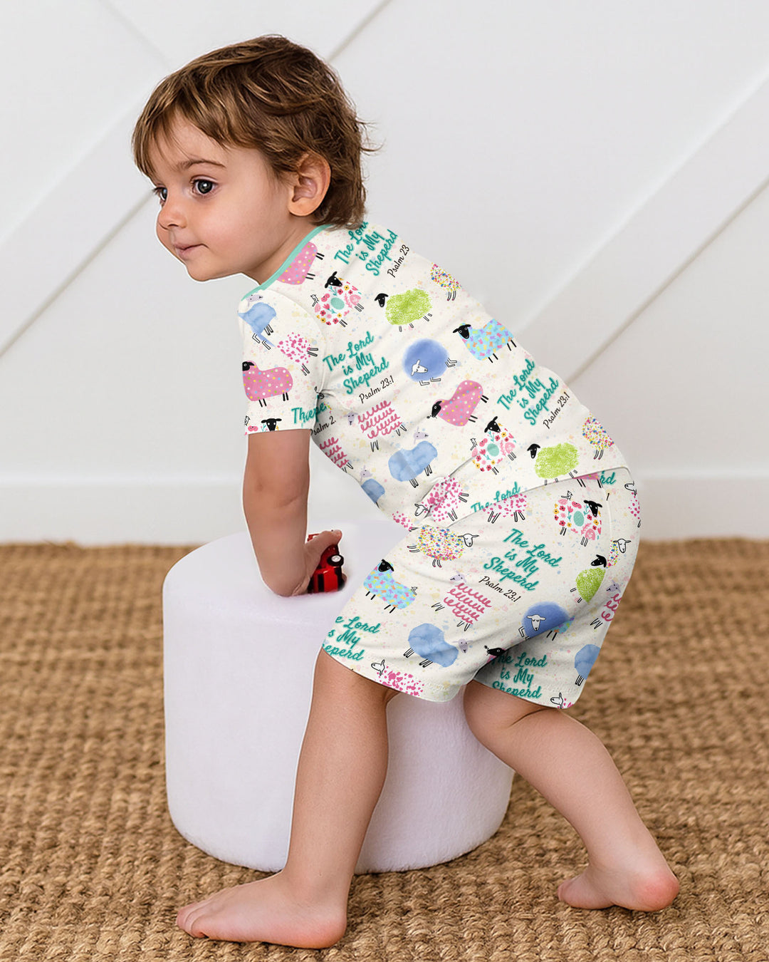 Template Bamboo Two Piece Short Sleeve Shorts Pyjamas Set