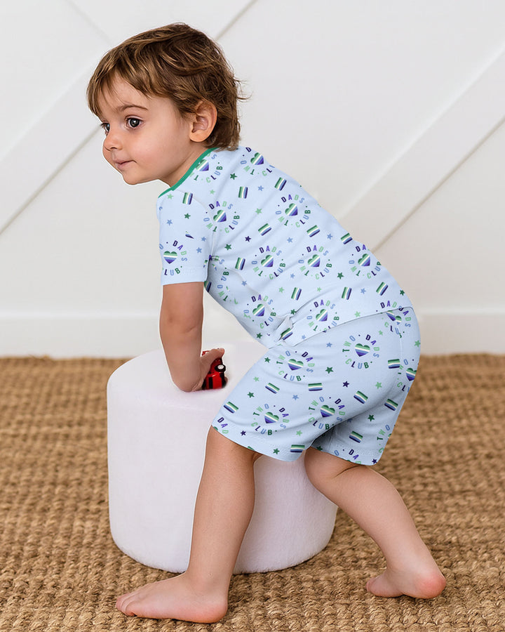 Love Makes Family Bamboo Two Piece Short Sleeve Shorts Pajama Set