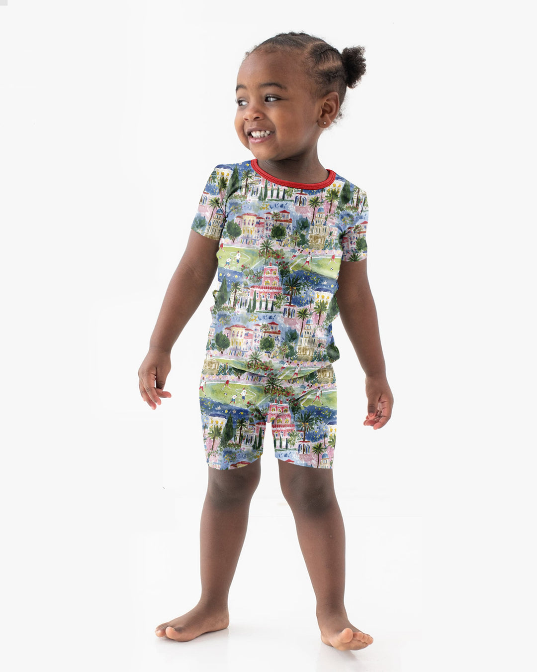 Soccer Tour 2026  Bamboo Two Piece Short Sleeve Shorts Pajama Set
