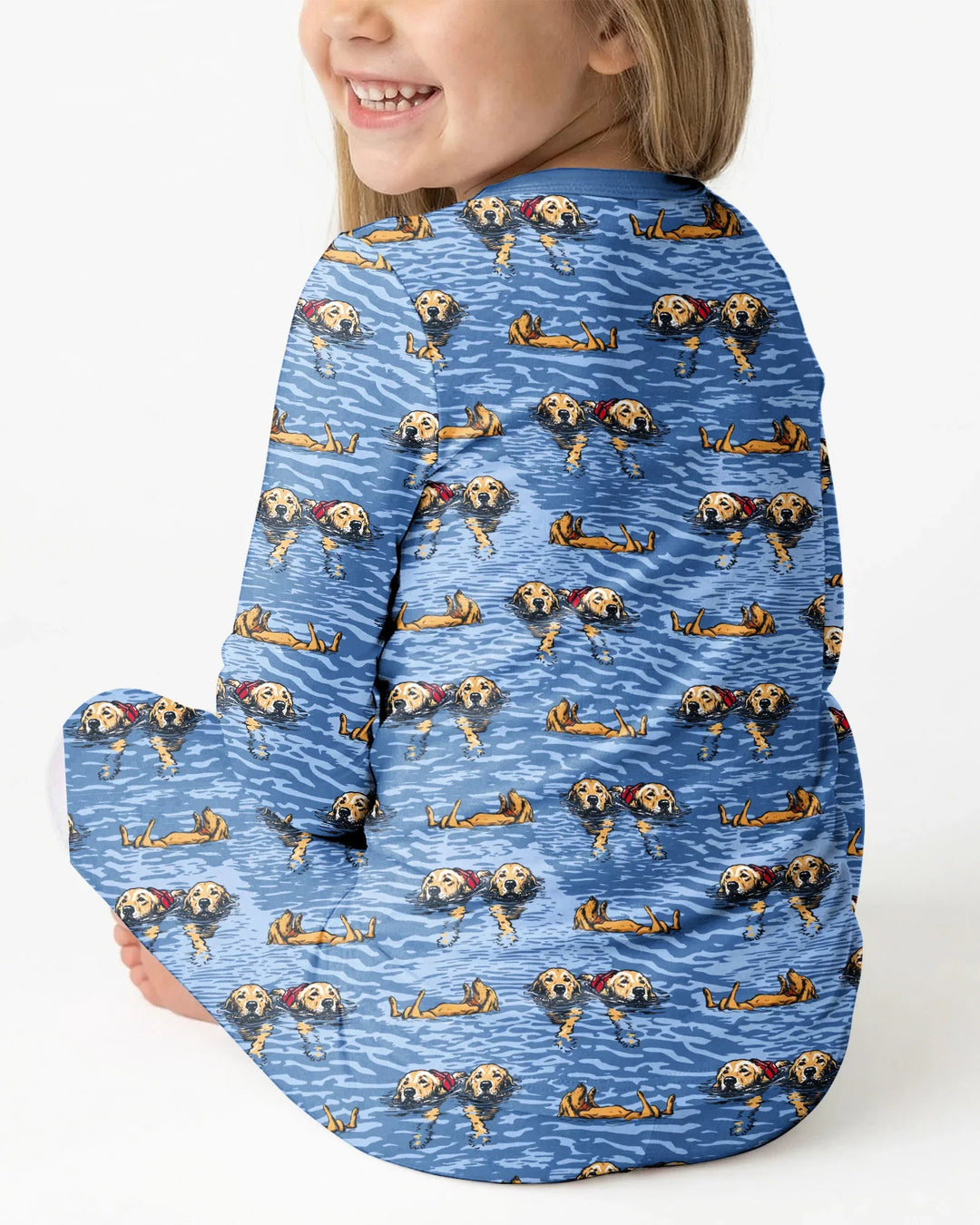 It's Lake Time Bamboo Two Piece Long Sleeve Pajama Set