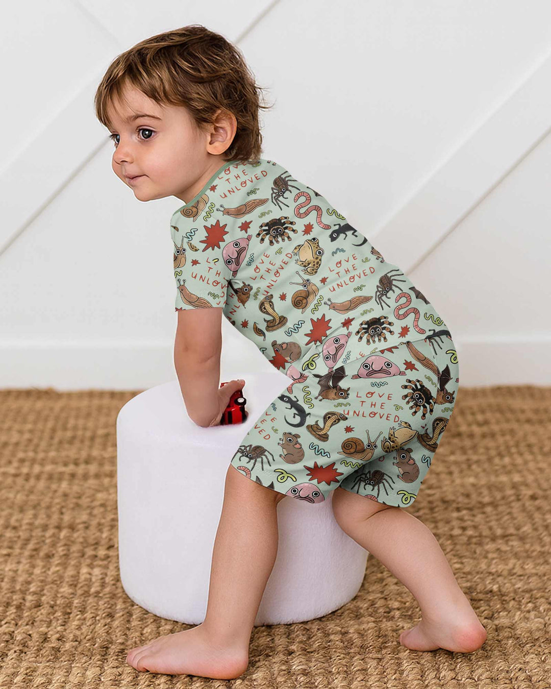 Love the Unloved Bamboo Two Piece Short Sleeve Shorts Pajama Set
