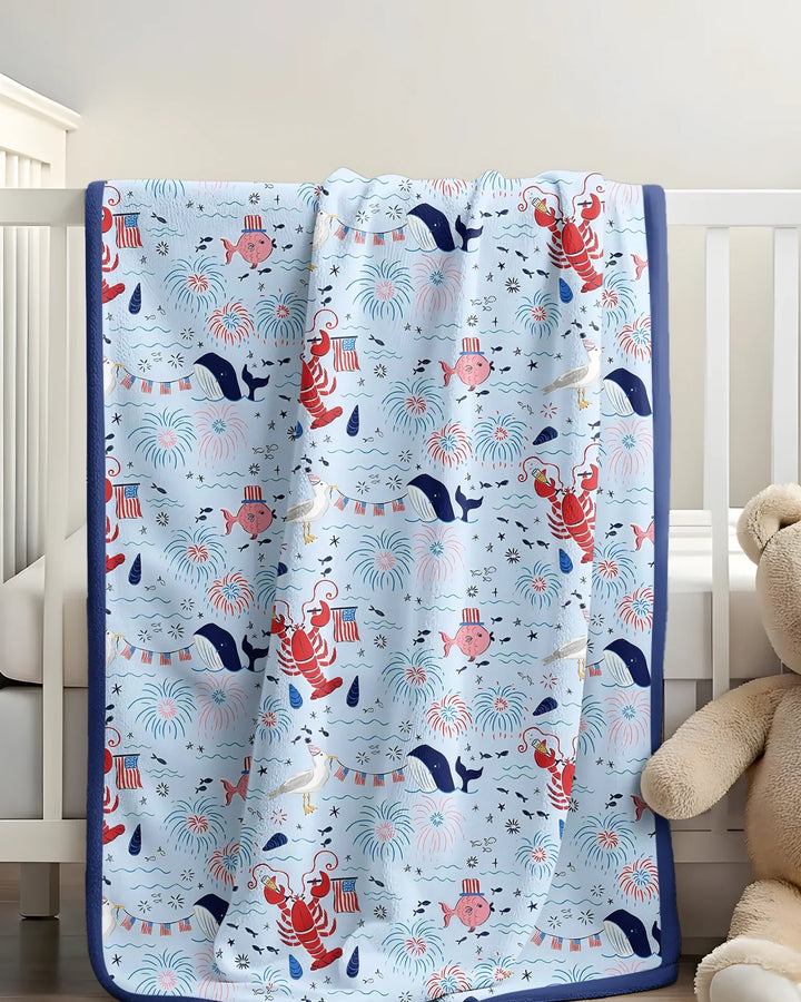 250 Summers Strong Matching Family Bamboo Blanket