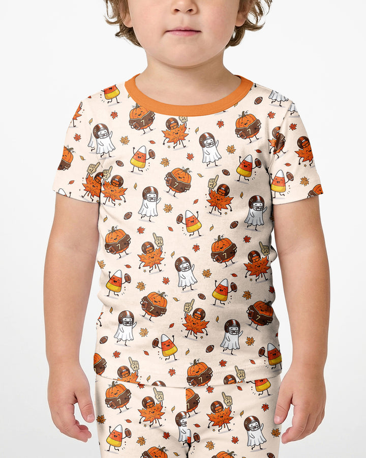 Template Bamboo Two Piece Short Sleeve Shorts Pyjamas Set