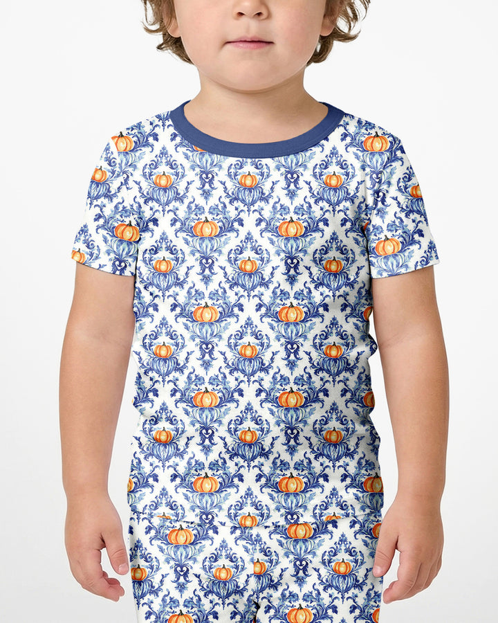 Template Bamboo Two Piece Short Sleeve Shorts Pyjamas Set