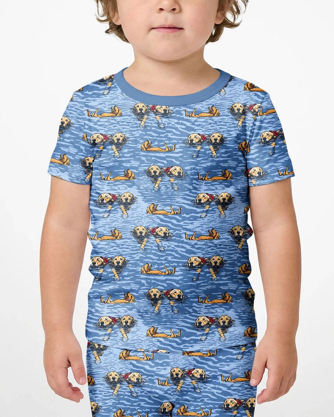 It's Lake Time Bamboo Two Piece Short Sleeve Shorts Pajama Set
