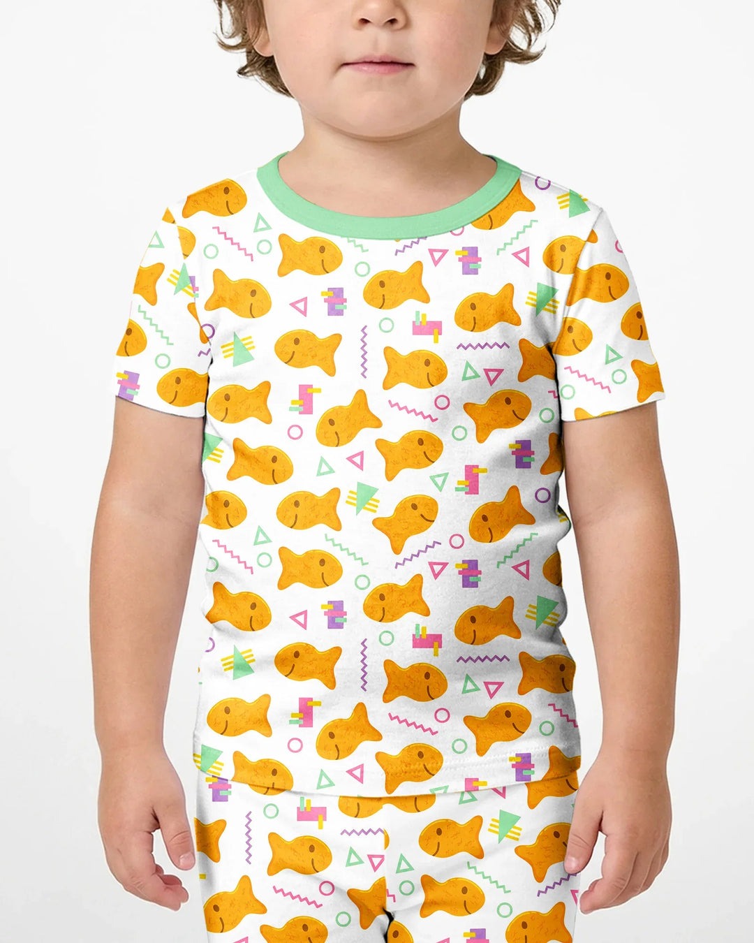 Template Bamboo Two Piece Short Sleeve Shorts Pyjamas Set