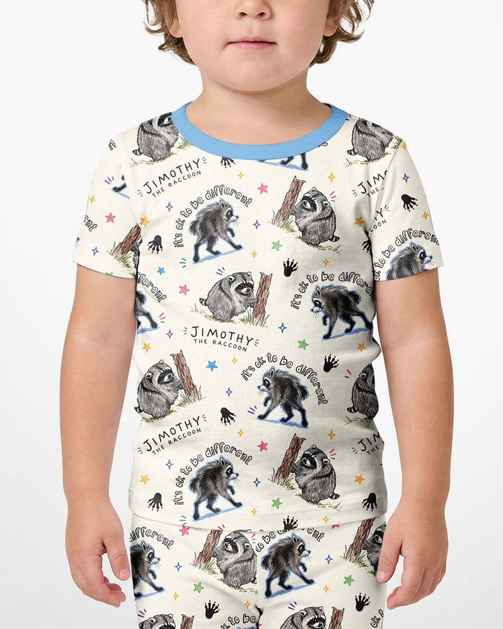 It's Okay to be Jimothy Bamboo Two Piece Short Sleeve Pajama Set