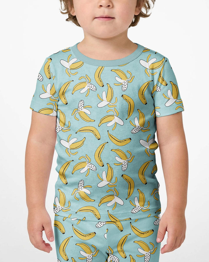Bananas Bamboo Two Piece Short Sleeve Shorts Pyjamas Set