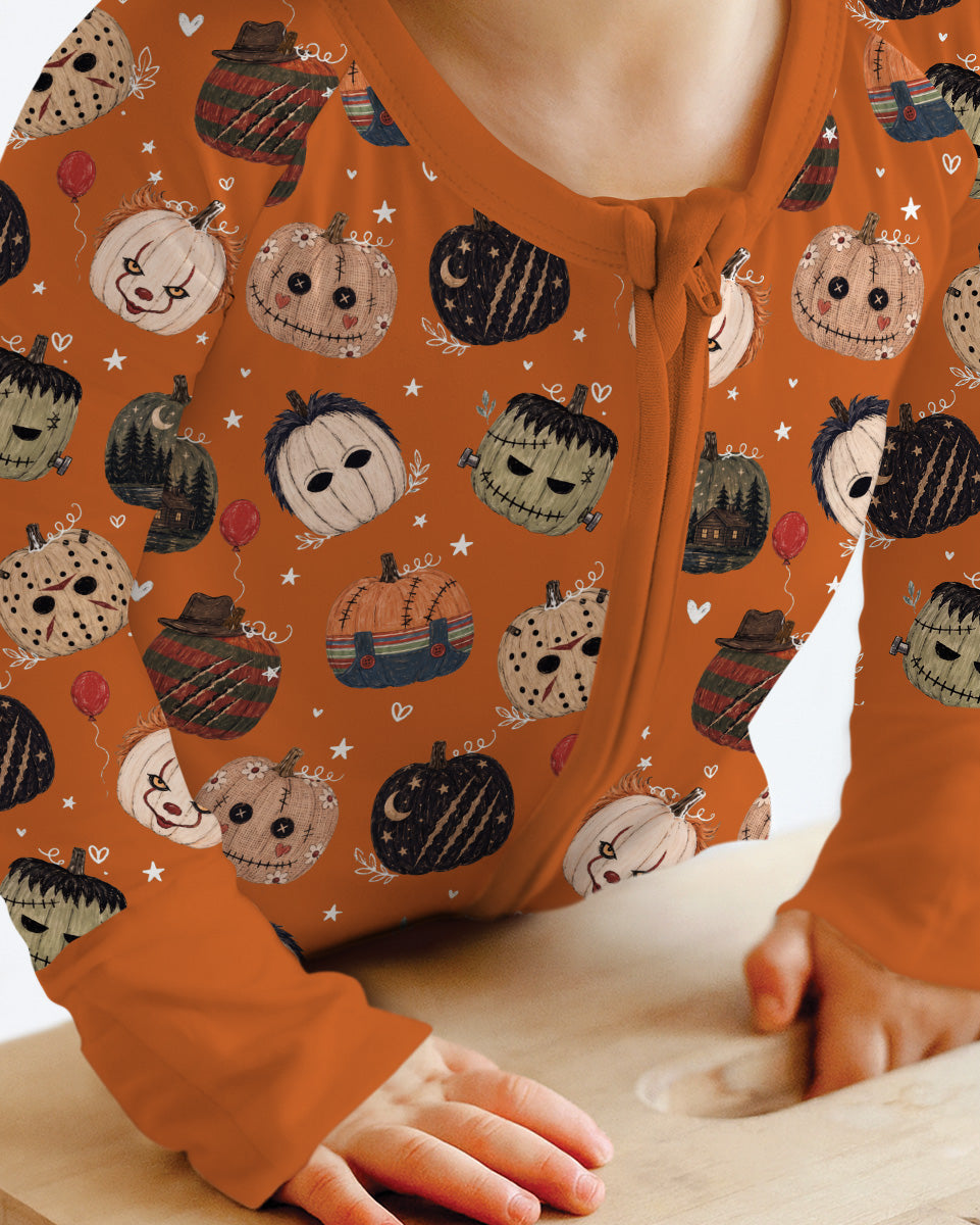 Spooky Slasher Pumpkins Bamboo Convertible Zippy