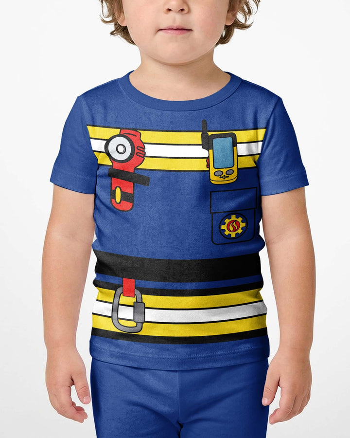 Template Bamboo Two Piece Short Sleeve Shorts Pyjamas Set