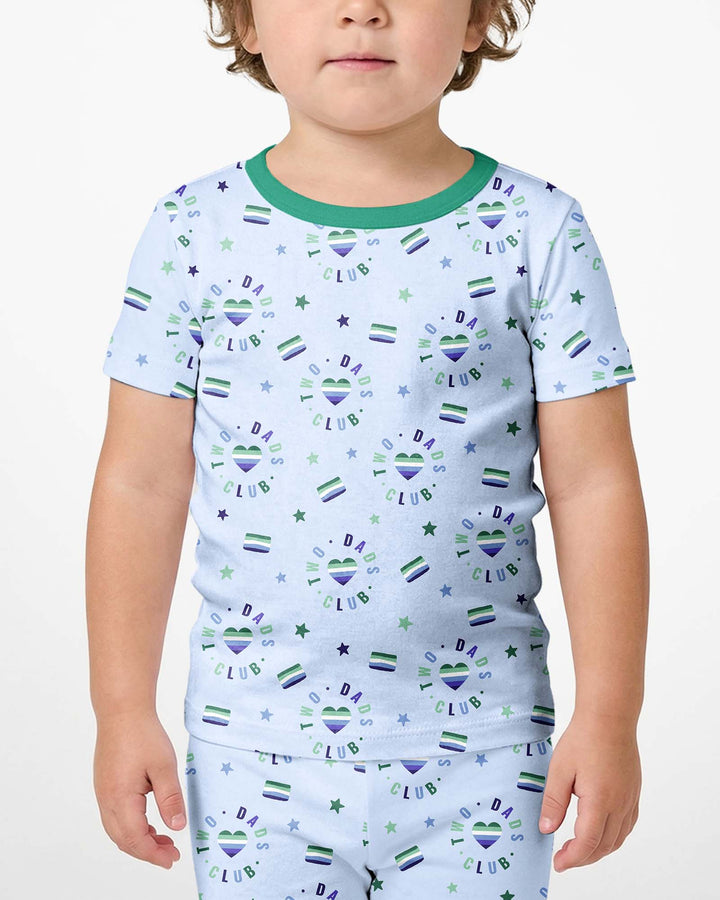 Love Makes Family Bamboo Two Piece Short Sleeve Shorts Pajama Set