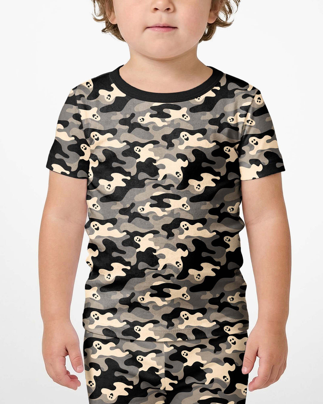 Template Bamboo Two Piece Short Sleeve Shorts Pyjamas Set
