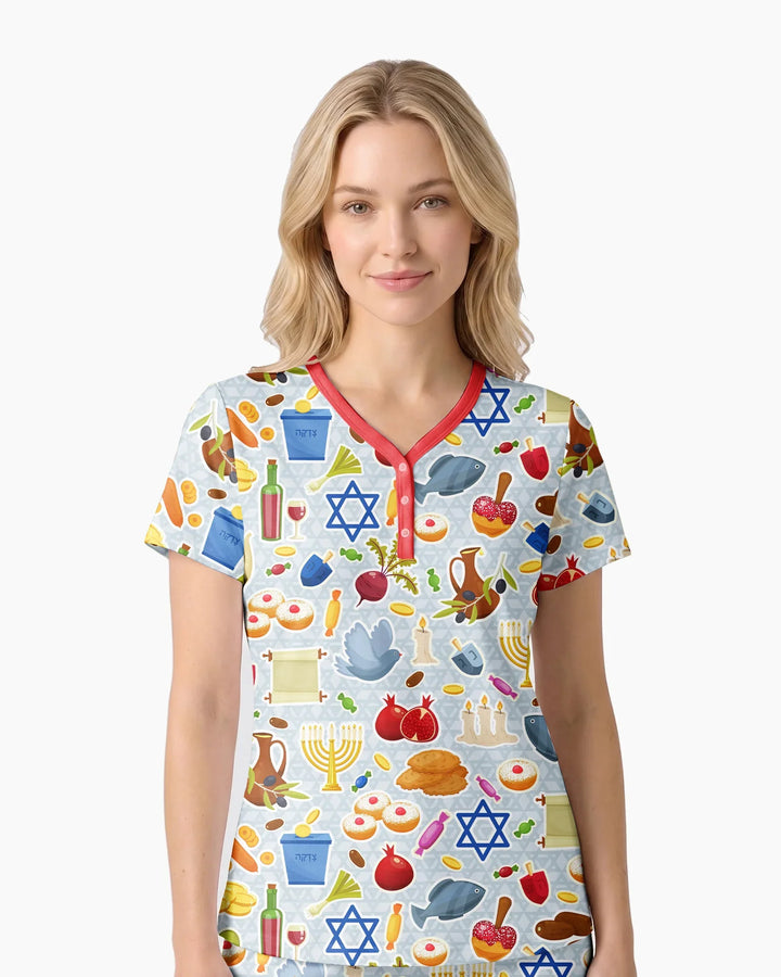 Shana Tovah Bamboo Women Short Sleeve Short Pajama Set