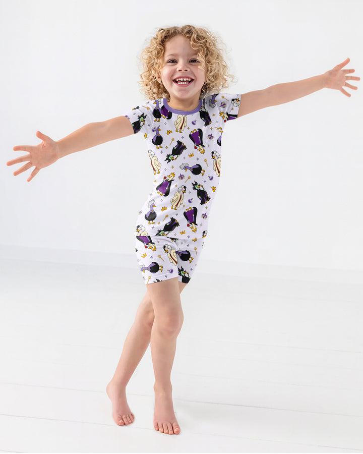 Evil Goose Bamboo Two Piece Short Sleeve Shorts Pajama Set